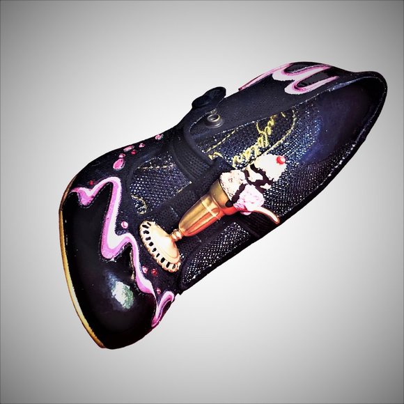 IRREGULAR CHOICE Ice Cream Sundae "Smooch" Fabulously Unique Footwear New w Box - Picture 9 of 10